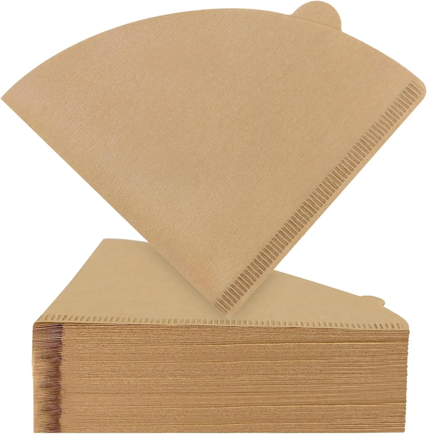 Unbleached Cone Coffee Filters #2, 200 Count Natural Paper for Pour Over Drip Coffee Maker
Unbleached Cone Coffee Filters #2, 200 Count Natural Paper for Pour Over Drip Coffee Maker