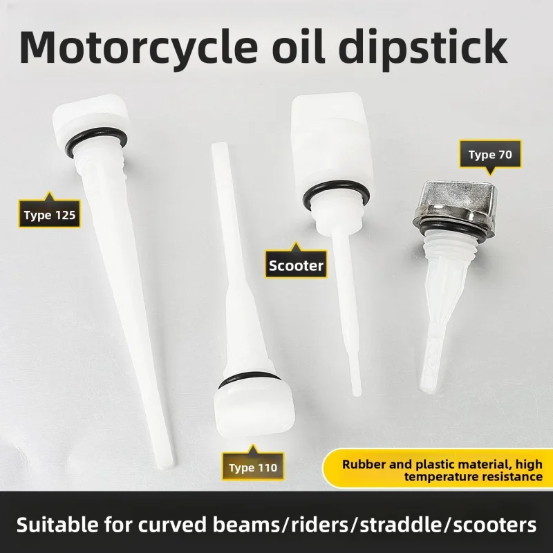Motorcycle oil dipstick, made of plastic, suitable for CG125/150/175/200, JH70 48cc, 90cc, 100cc, 110cc GY9-125
Motorcycle oil dipstick, made of plastic, suitable for CG125/150/175/200, JH70 48cc, 90cc, 100cc, 110cc GY9-125