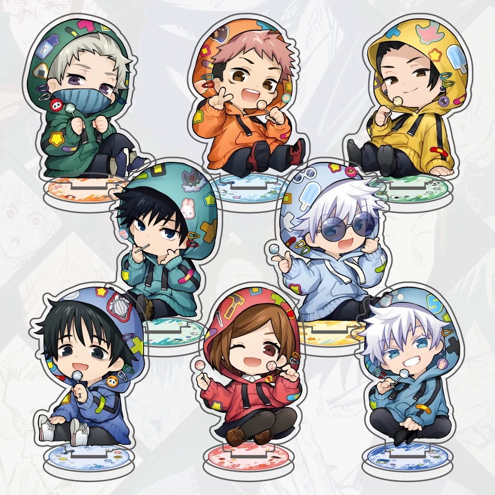 Jujutsu Kaisen Acrylic Medium Stand Itadori Yuji Satoru Gojo Figure Ornaments Homo Creative Boys Gifts Toys Doll keychain
Jujutsu Kaisen Acrylic Medium Stand Itadori Yuji Satoru Gojo Figure Ornaments Homo Creative Boys Gifts Toys Doll keychain