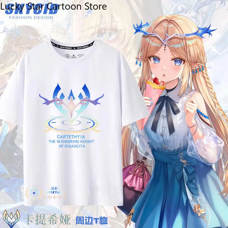 Game Anime Gift Wuthering Waves Cartethyia Summer Casual T-shirt Cosplay Short Sleeve Unisex Summer Teenager Tops Fashion Gift
Game Anime Gift Wuthering Waves Cartethyia Summer Casual T-shirt Cosplay Short Sleeve Unisex Summer Teenager Tops Fashion Gift