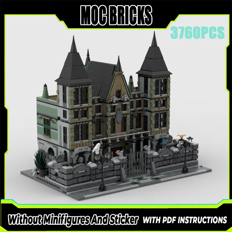 Изысканный новый продукт MOC, модель строительного блока Malfoy Manor, технология, модульная детская игрушка, подарок, набор для сборки «сделай сам»
Изысканный новый продукт MOC, модель строительного блока Malfoy Manor, технология, модульная детская игрушка, подарок, набор для сборки «сделай сам»
