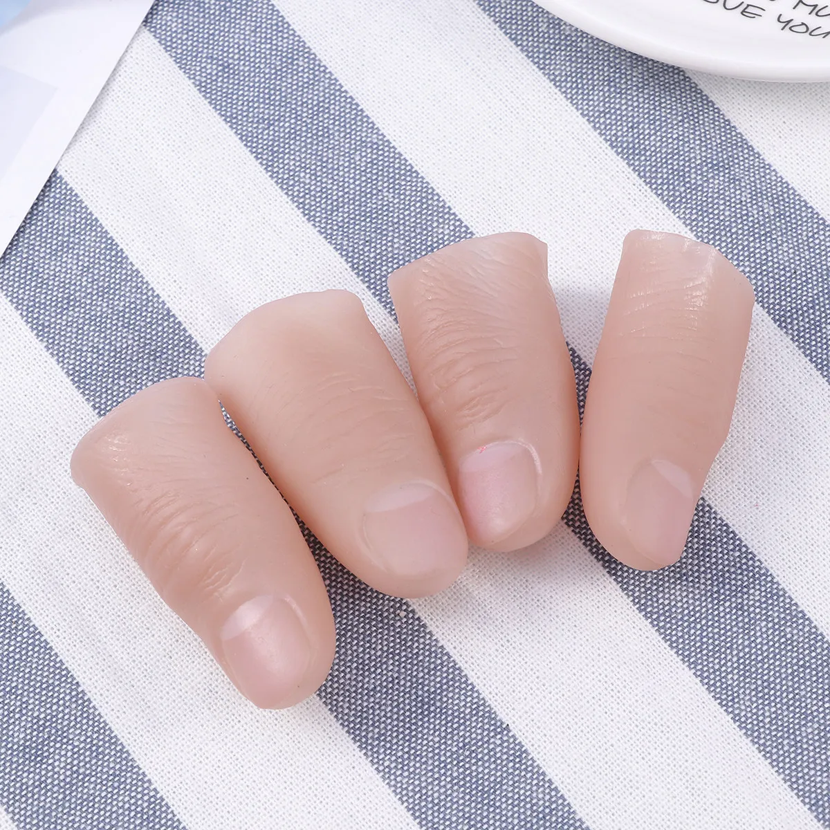 10Pcs Trick Fingers Fake Fingers Nail Thumb Tips Stage Show Prop Prank Performance Magic Tricks Thumb Tips
10Pcs Trick Fingers Fake Fingers Nail Thumb Tips Stage Show Prop Prank Performance Magic Tricks Thumb Tips