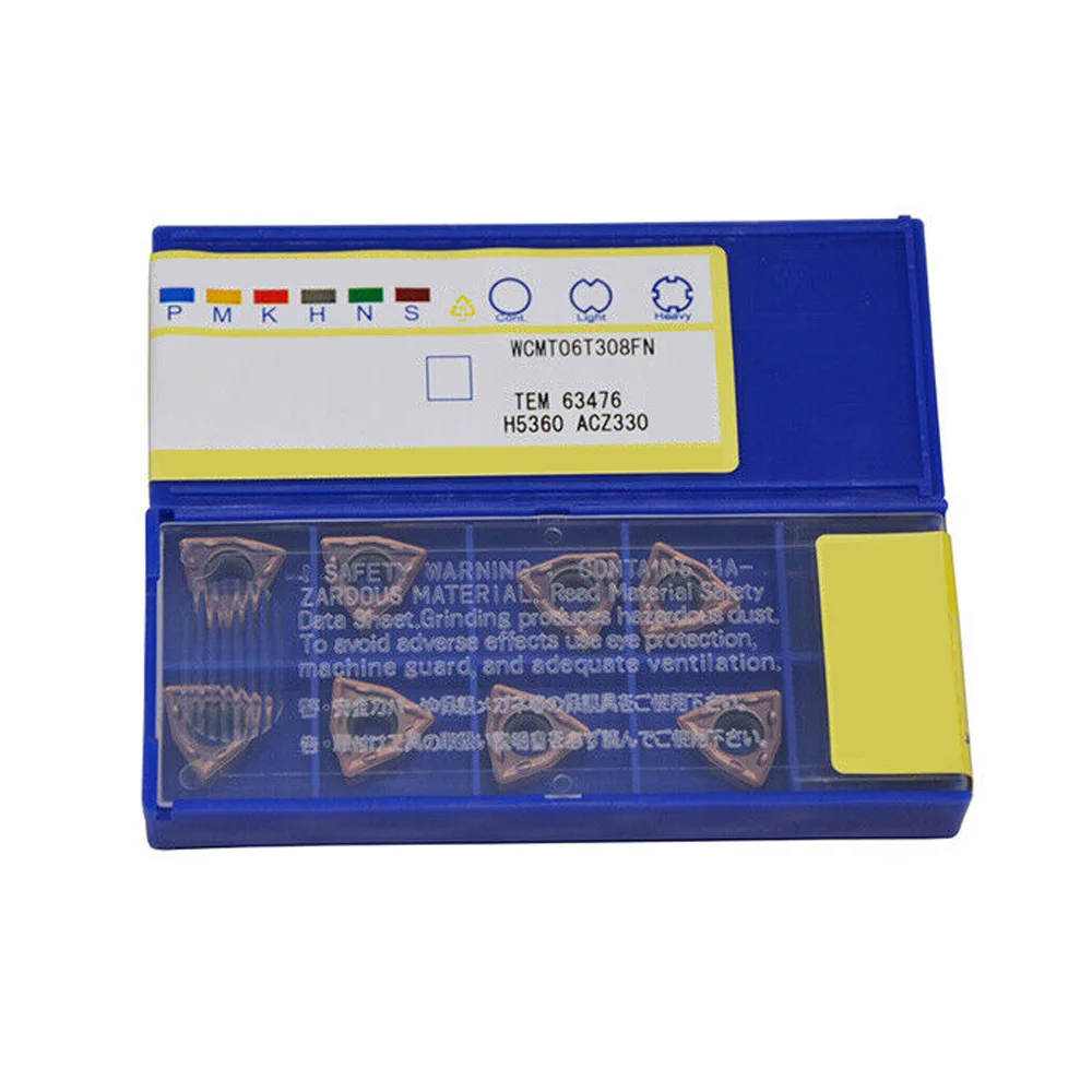 10 шт. (1 коробка) WCMT06T308FN ACZ330 с ЧПУ новые твердосплавные вставки токарные станки
10 шт. (1 коробка) WCMT06T308FN ACZ330 с ЧПУ новые твердосплавные вставки токарные станки