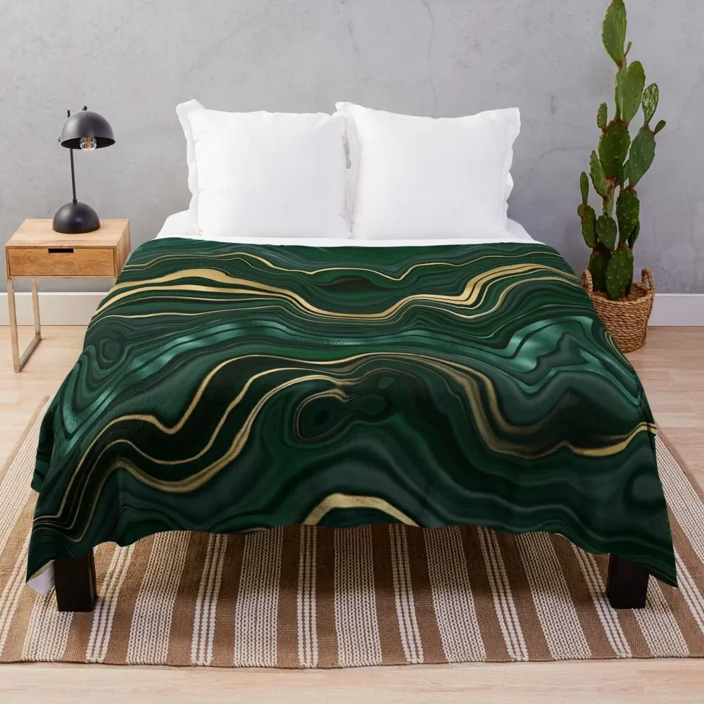 Malachite Faux Marble Texture With Gold Veins IV Throw Blanket Luxury Thicken Giant Sofa Decoratives Quilt Blankets
Malachite Faux Marble Texture With Gold Veins IV Throw Blanket Luxury Thicken Giant Sofa Decoratives Quilt Blankets