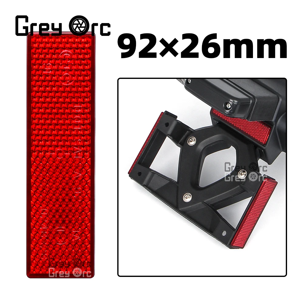 92 * 26mm Motorcycle Reflector Rectangular Safety Sign Signal Strip For BMW S1000 RR S1000 R K1600 GT/GTL R900 RT R 1200 Rnine T
92 * 26mm Motorcycle Reflector Rectangular Safety Sign Signal Strip For BMW S1000 RR S1000 R K1600 GT/GTL R900 RT R 1200 Rnine T