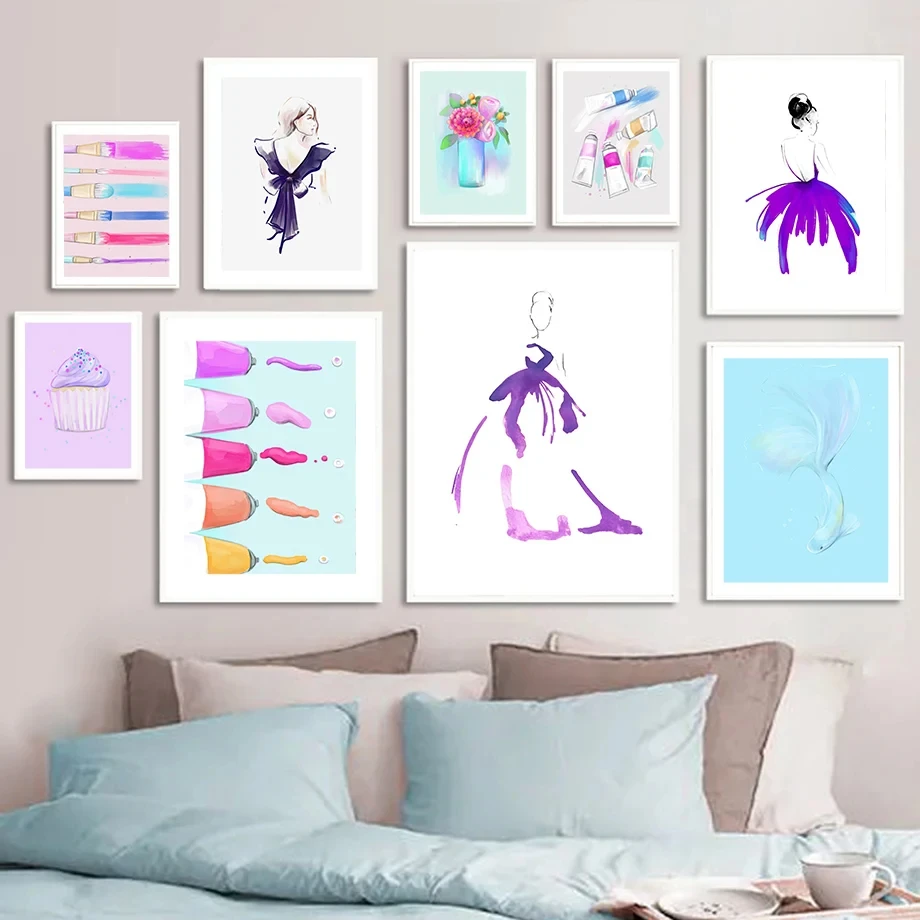 Watercolor Brush Abstract Girl Goldfish Art Canvas Painting Nordic Posters And Prints Wall Pictures Living Room Decor Aesthetics
Watercolor Brush Abstract Girl Goldfish Art Canvas Painting Nordic Posters And Prints Wall Pictures Living Room Decor Aesthetics
