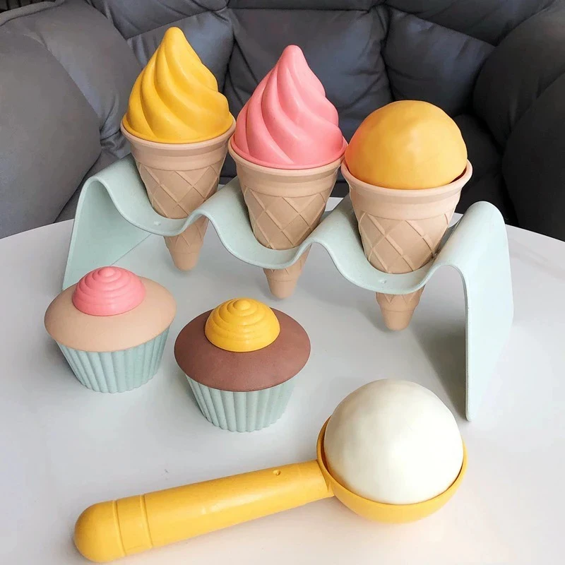 Cute Ice Cream Beach Sand Toys Eco Friendly Wheat Straw Nordic Style Outdoor Play Toy Gift for Kids
Cute Ice Cream Beach Sand Toys Eco Friendly Wheat Straw Nordic Style Outdoor Play Toy Gift for Kids