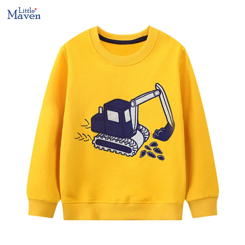 Little Maven Kids Clothes Boys Children's Clothing Hoodies Cartoon Excavator Sweatshirt Cotton 2024 New Spring and Autumn Tops
Little Maven Kids Clothes Boys Children's Clothing Hoodies Cartoon Excavator Sweatshirt Cotton 2024 New Spring and Autumn Tops