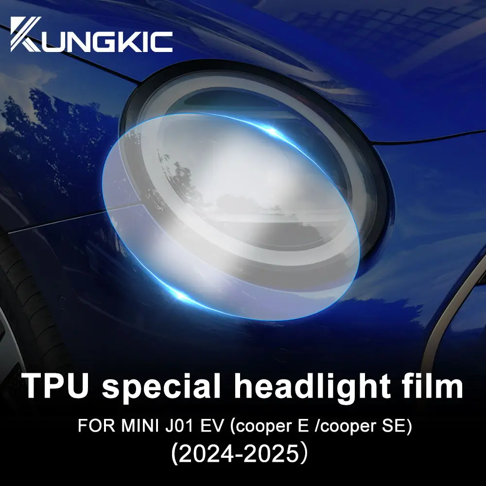 TPU Headlight Film for Mini Electric Cooper E SE J01 EV 2024 2025 Smoked Clear Tail Rear Lamp Sticker Anti-scratch Protection
TPU Headlight Film for Mini Electric Cooper E SE J01 EV 2024 2025 Smoked Clear Tail Rear Lamp Sticker Anti-scratch Protection