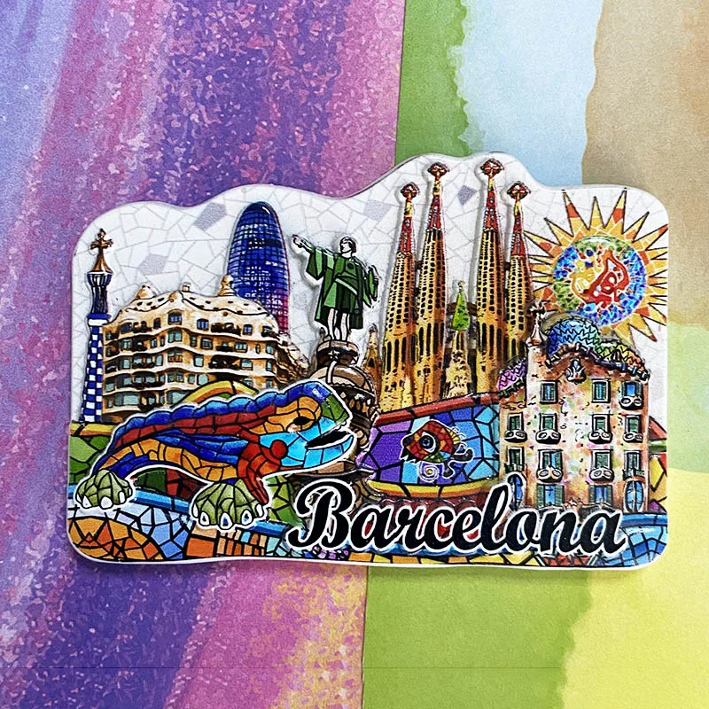 Barcelona 3D refrigerator magnets Travel souvenirs Refrigerator magnets decoration supplies Collection arts and crafts gifts
Barcelona 3D refrigerator magnets Travel souvenirs Refrigerator magnets decoration supplies Collection arts and crafts gifts