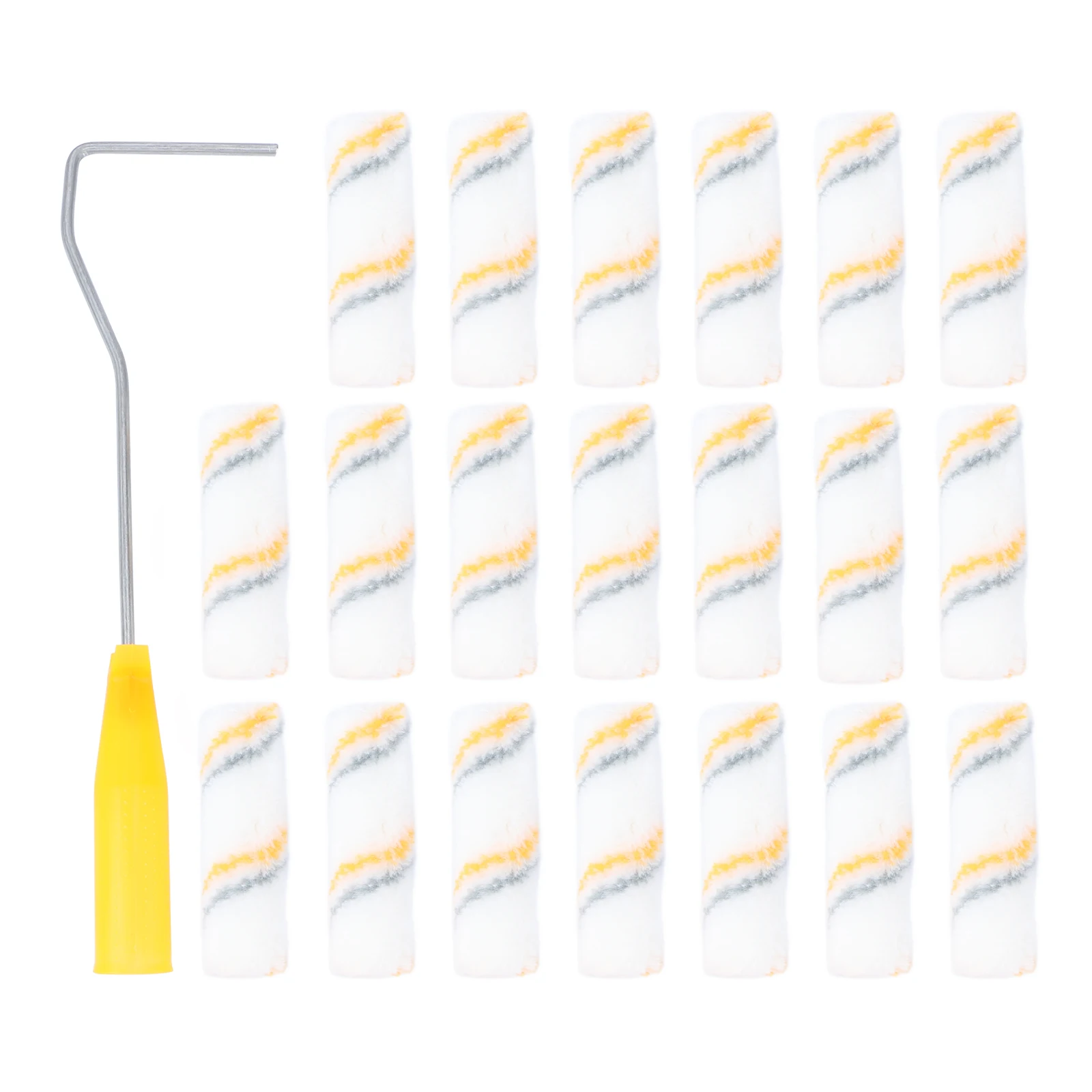 1 Set of 21PCS Little Finger Paint Rollers Mini Roller Brush Hot Melt Roller Brush Coating Decorators Brush Wall Painting Tools
1 Set of 21PCS Little Finger Paint Rollers Mini Roller Brush Hot Melt Roller Brush Coating Decorators Brush Wall Painting Tools