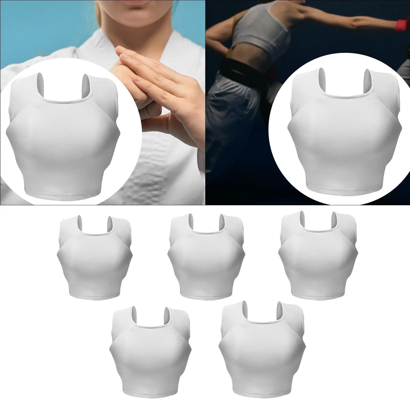 Karate Chest Protector for Women Sports Chest Guards Comfortable Breathable Vest
Karate Chest Protector for Women Sports Chest Guards Comfortable Breathable Vest