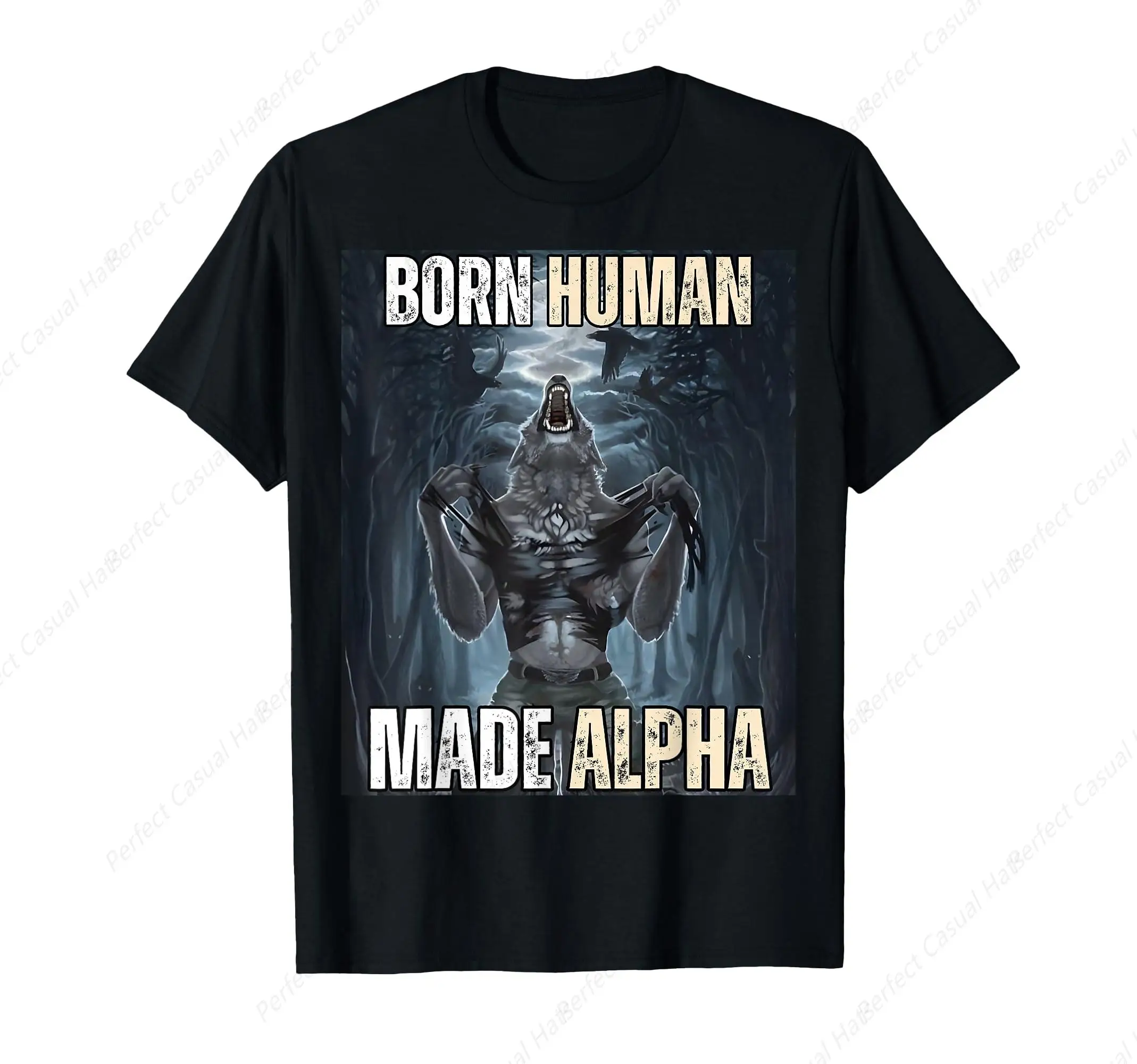 Vintage Born Human Made Alpha Funny Cool Sigma Alpha Wolf Meme T-Shirt Personalized Top
Vintage Born Human Made Alpha Funny Cool Sigma Alpha Wolf Meme T-Shirt Personalized Top