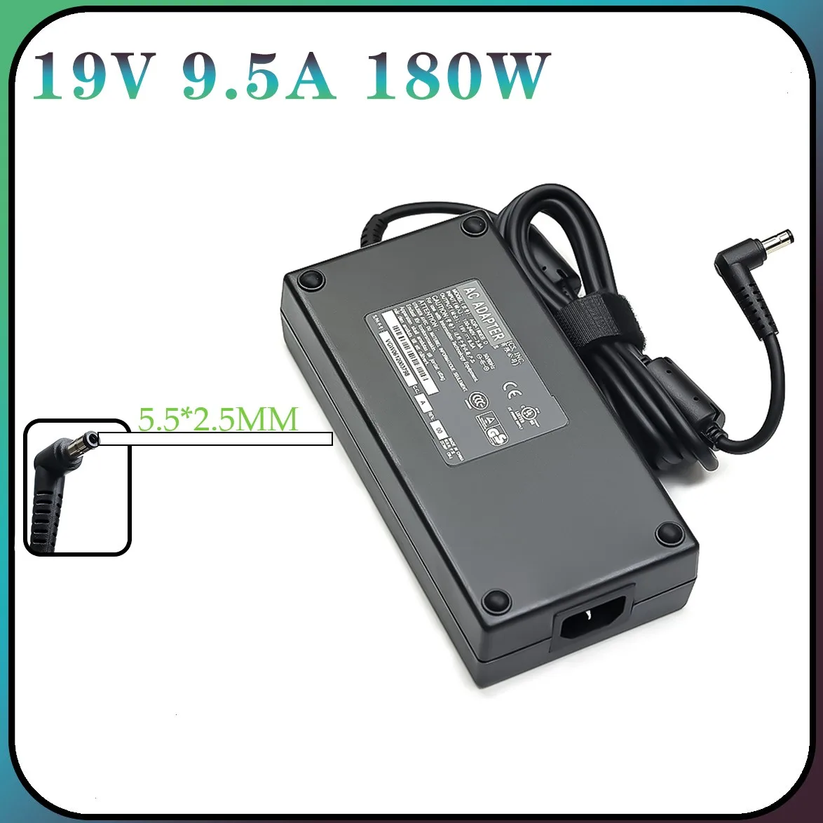 19V 9.5A 180W AC power adapter For MSI GT783S GX60 GX60 MS-16FK GX60S GX70 Destroyer WT60 MS-16F4 ADP-180HB B laptop charger
19V 9.5A 180W AC power adapter For MSI GT783S GX60 GX60 MS-16FK GX60S GX70 Destroyer WT60 MS-16F4 ADP-180HB B laptop charger