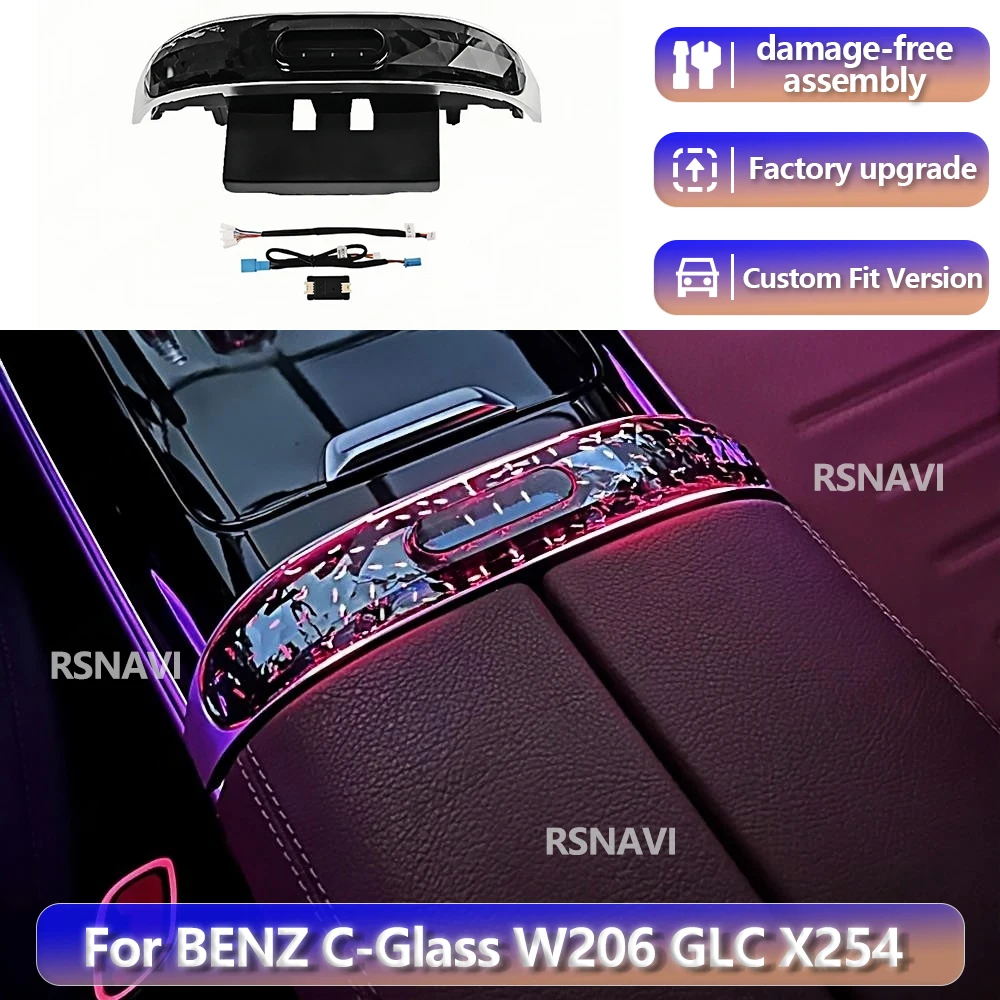 RGB color streamer For Benz GLC X254 C Class W206 2021+ 64 Colours Ambient Lights Car Center Console Saddle Light Interior
RGB color streamer For Benz GLC X254 C Class W206 2021+ 64 Colours Ambient Lights Car Center Console Saddle Light Interior
