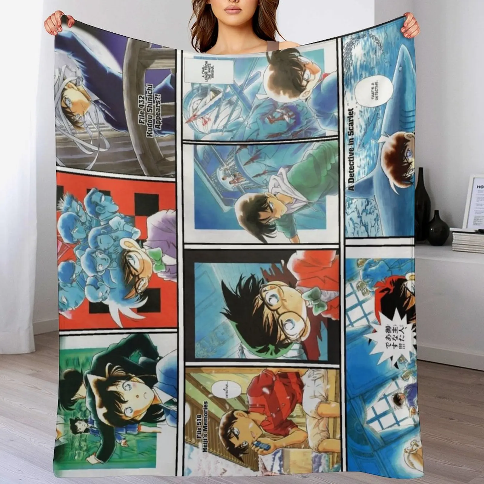 Detective Conan Edit - Color Pages Throw Blanket Cute Plaid Blankets For Sofas Quilt Decorative Beds Blankets
Detective Conan Edit - Color Pages Throw Blanket Cute Plaid Blankets For Sofas Quilt Decorative Beds Blankets