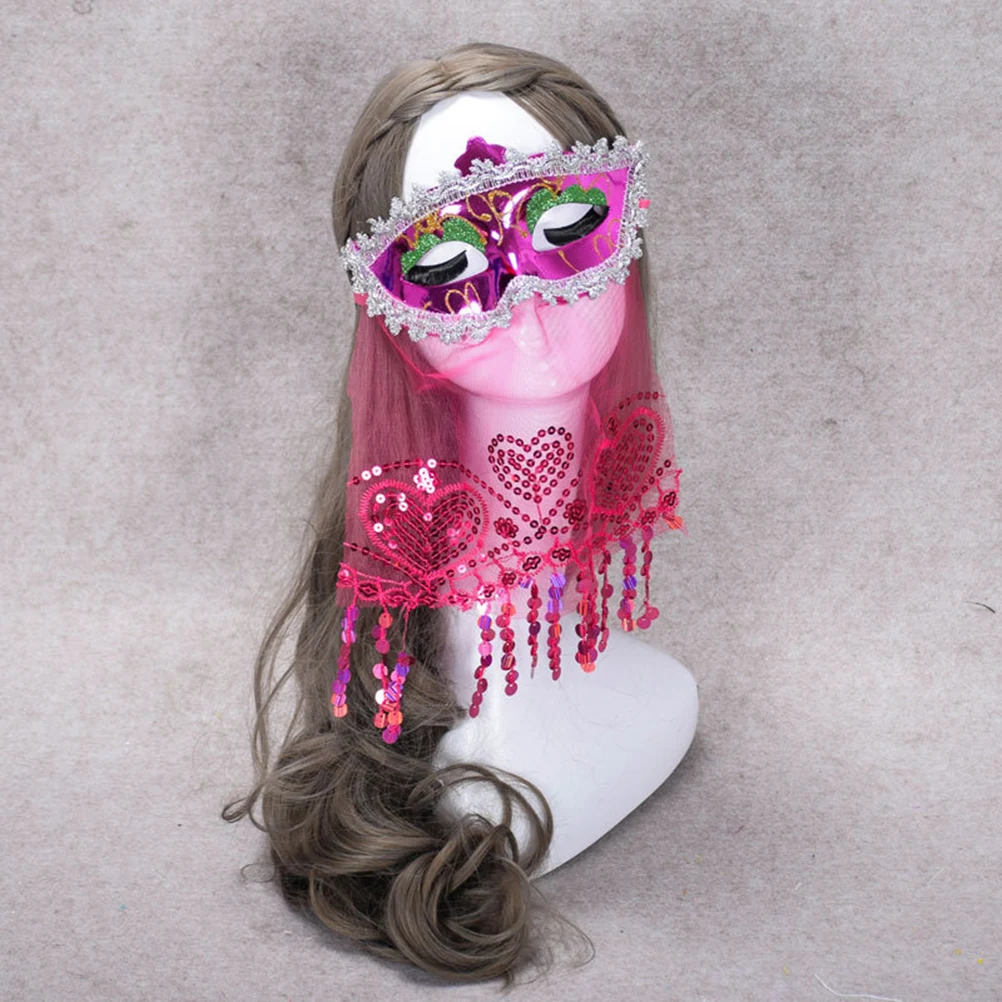 Veil Mask Women Face Sequins Shiny Semi Transparent Halloween Dance Costume Carnival Party Accessories Wedding Decor One Size
Veil Mask Women Face Sequins Shiny Semi Transparent Halloween Dance Costume Carnival Party Accessories Wedding Decor One Size