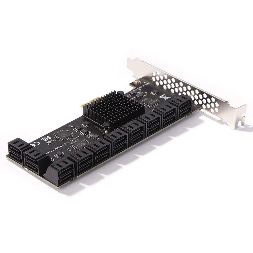 SA3120J PCIE Adapter 20 Port 6Gbps PCI-Express X1 SATA3.0 Riser Expansion Card 
SA3120J PCIE Adapter 20 Port 6Gbps PCI-Express X1 SATA3.0 Riser Expansion Card