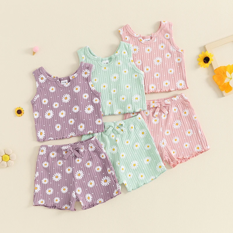 2024-05-05 Lioraitiin Summer Kid Baby Girls Summer Clothes Sets Sleeveless U Neck Daisy Print Tank Tops Shorts Sets
2024-05-05 Lioraitiin Summer Kid Baby Girls Summer Clothes Sets Sleeveless U Neck Daisy Print Tank Tops Shorts Sets