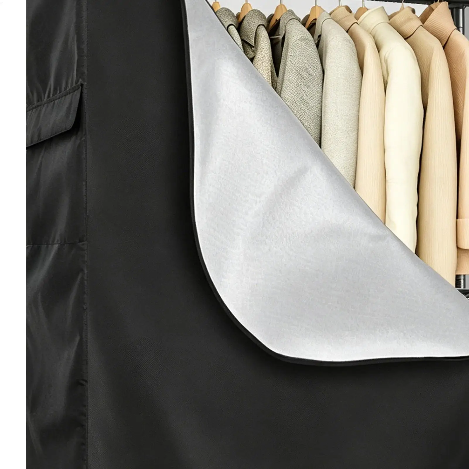 Clothes Rack Cover Only Oxford Waterproof Garment Wardrobe Wrap With Zipper Dustproof Closet Cover For Wardrobe Home Dorm
Clothes Rack Cover Only Oxford Waterproof Garment Wardrobe Wrap With Zipper Dustproof Closet Cover For Wardrobe Home Dorm