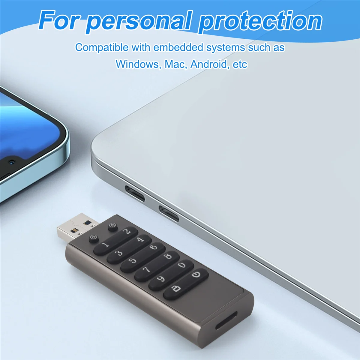 Convince Secure USB Drive, Volkcam 32GB Encrypted USB Flash Drive Hardware Password Memory Stick with Keypad U Disk Flash2025
Convince Secure USB Drive, Volkcam 32GB Encrypted USB Flash Drive Hardware Password Memory Stick with Keypad U Disk Flash2025