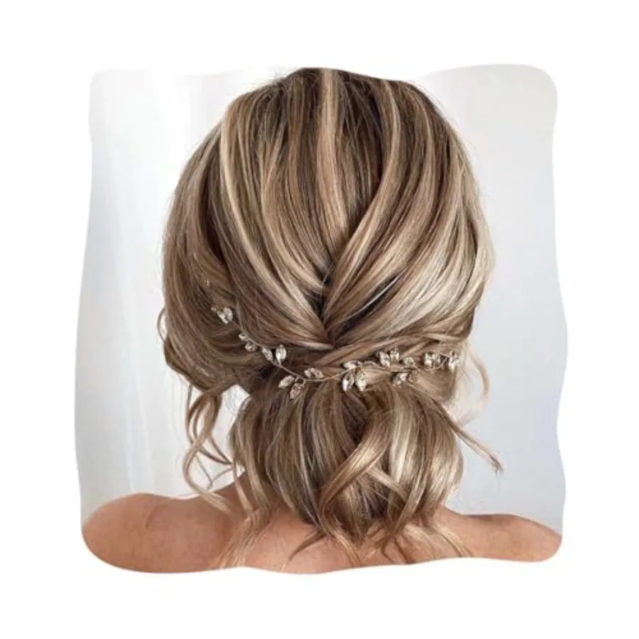 Wedding Hair Pcs for Brides Bridal Hair Accessories Crystal Hair Vine for Women
Wedding Hair Pcs for Brides Bridal Hair Accessories Crystal Hair Vine for Women
