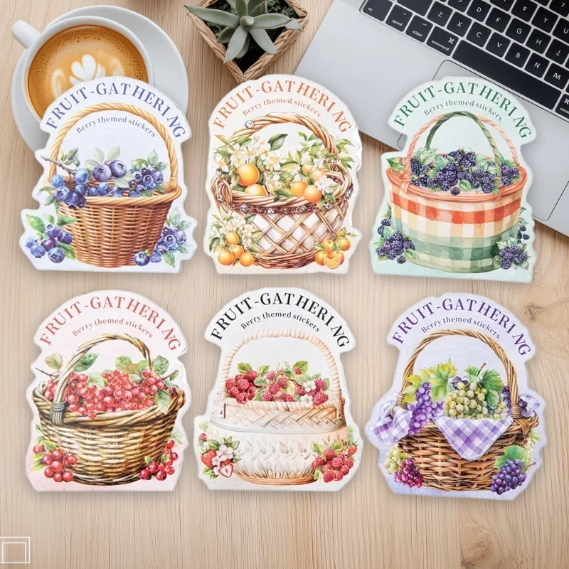 1pack/2pack Dual Material Sticker Pack Fruit Harvest Collection Series Berry Themed Fruit DIY Decoration 6 Styles Optional
1pack/2pack Dual Material Sticker Pack Fruit Harvest Collection Series Berry Themed Fruit DIY Decoration 6 Styles Optional