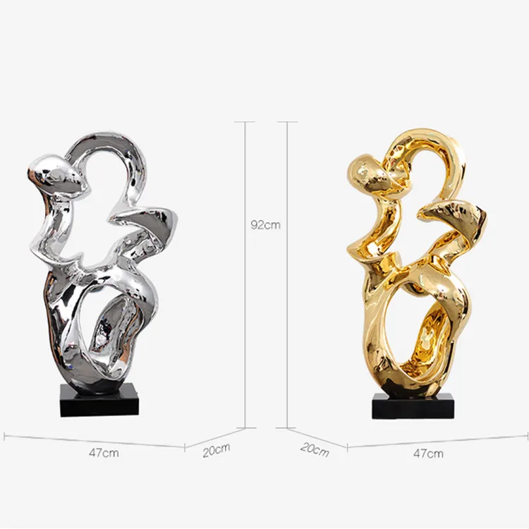Modern minimalist resin abstract sculpture model TV movie characters best chrome bright gold spray paint handmade lightweight
Modern minimalist resin abstract sculpture model TV movie characters best chrome bright gold spray paint handmade lightweight