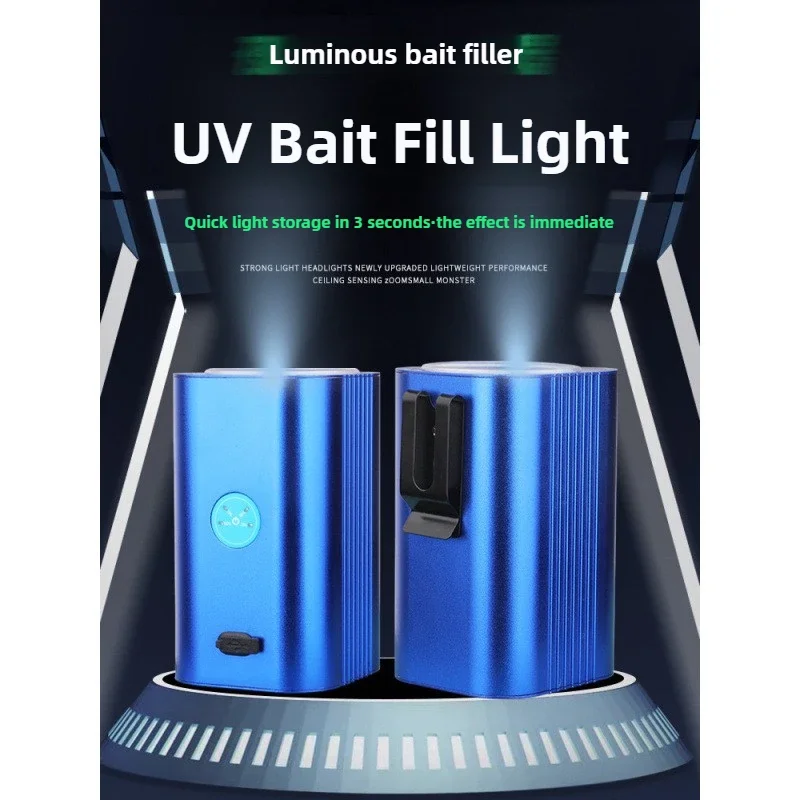 Aluminum Alloy Automatic Uv Glow Fishing Lure Fill Light Accumulator Led Luminous Bait Cup Squid Jig Fill USB Charging Light
Aluminum Alloy Automatic Uv Glow Fishing Lure Fill Light Accumulator Led Luminous Bait Cup Squid Jig Fill USB Charging Light