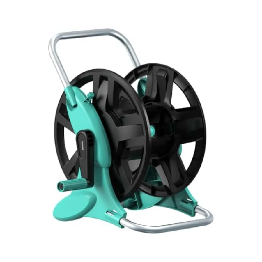 Garden Hose Reel Cart, Hose Holder Up to 50-100 Feet of 5/8" Hose, Wall Mounted Water Hose Reel, Portable Hose Reels for Outsid
Garden Hose Reel Cart, Hose Holder Up to 50-100 Feet of 5/8" Hose, Wall Mounted Water Hose Reel, Portable Hose Reels for Outsid