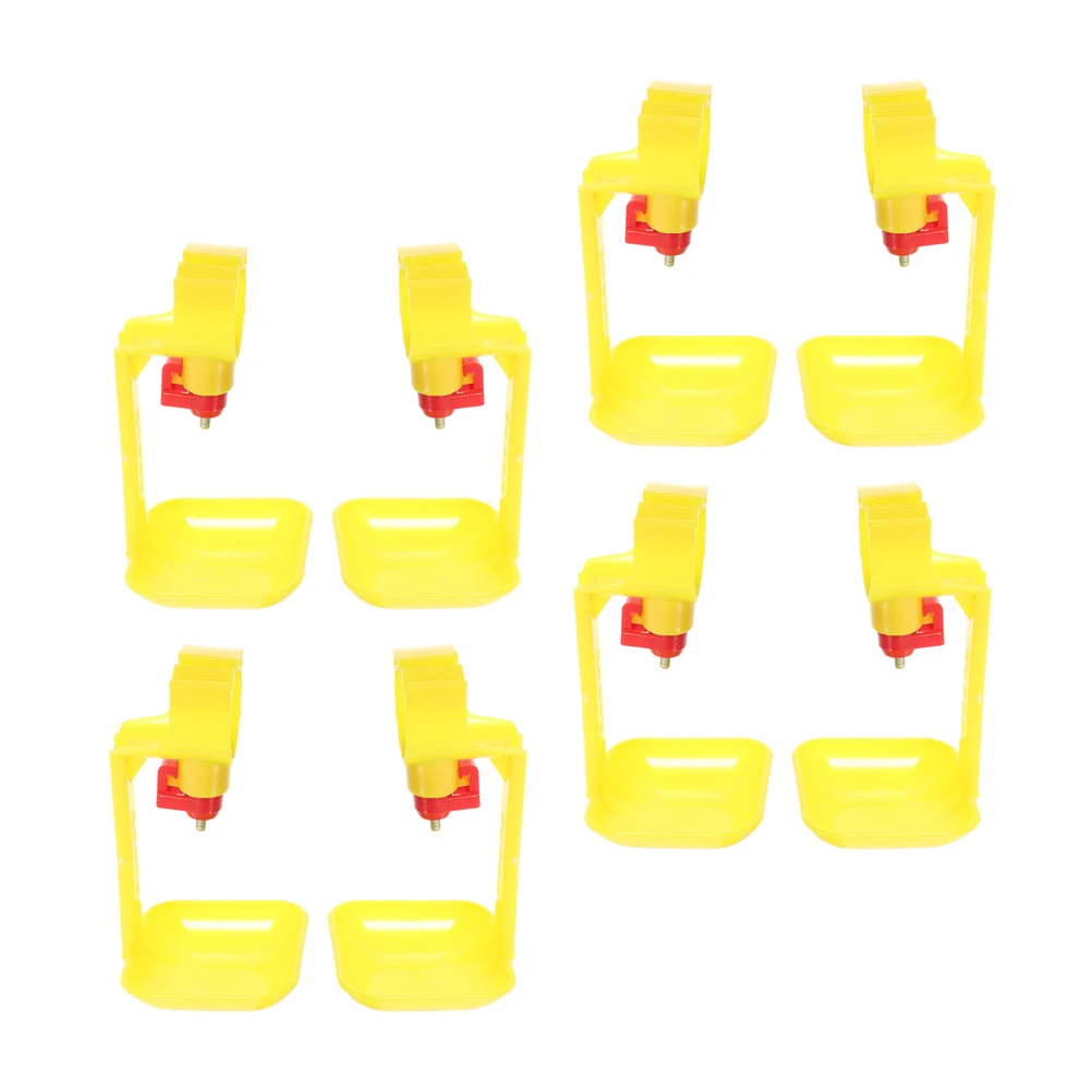 8pcs Chicken Automatic Waterer Coop Dispenser Feeder Cups for Poultry Drinking Farm Supplies Durable Multiple Birds
8pcs Chicken Automatic Waterer Coop Dispenser Feeder Cups for Poultry Drinking Farm Supplies Durable Multiple Birds