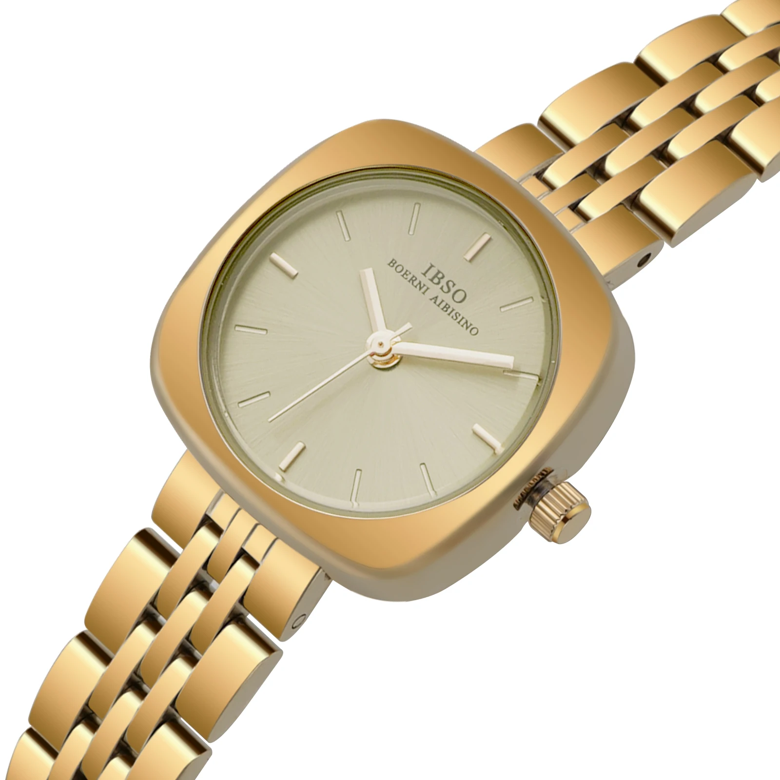 IBSO S1198L Women Square Case Stainless Steel Quartz Watch Japanese Movement Elegant Style Women 3ATM Waterproof
IBSO S1198L Women Square Case Stainless Steel Quartz Watch Japanese Movement Elegant Style Women 3ATM Waterproof