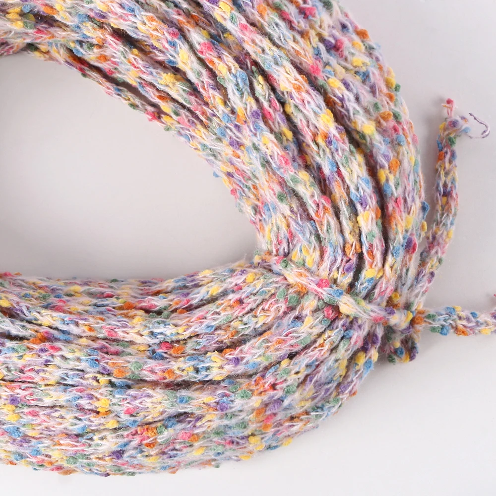 1mm Color Dot Knitted Wool Rope DIY Handmade Yarn Weaving Rope Hair Accessories Clothing Jewelry Accessories
1mm Color Dot Knitted Wool Rope DIY Handmade Yarn Weaving Rope Hair Accessories Clothing Jewelry Accessories