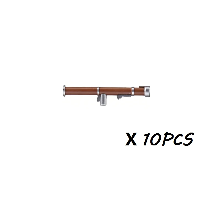10pcs WW2 Military Silvery weappns German Soviet Soldiers Submachine Rifle Pistol Mini Accessories Figures Building Blocks Toys
10pcs WW2 Military Silvery weappns German Soviet Soldiers Submachine Rifle Pistol Mini Accessories Figures Building Blocks Toys
