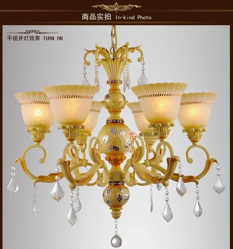 Hot-selling fashion noble classic light color resin crystal tieyi dining room pendant light
Hot-selling fashion noble classic light color resin crystal tieyi dining room pendant light