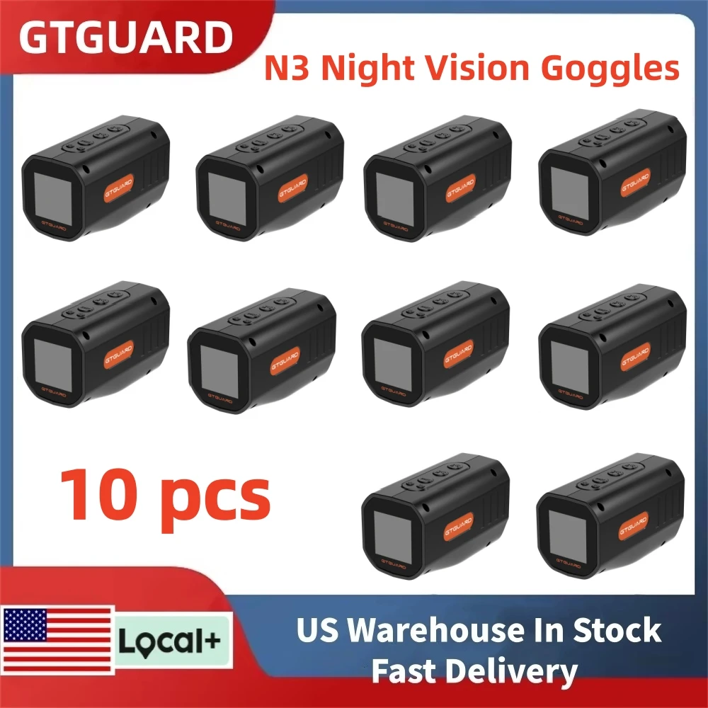 10PCS GTGUARD N3 Night Vision Monocular Goggles 5X Digital Zoom F1.4,12MM HD IR Night-Visions Device For Outdoor Hunting Bird Watching
10PCS GTGUARD N3 Night Vision Monocular Goggles 5X Digital Zoom F1.4,12MM HD IR Night-Visions Device For Outdoor Hunting Bird Watching