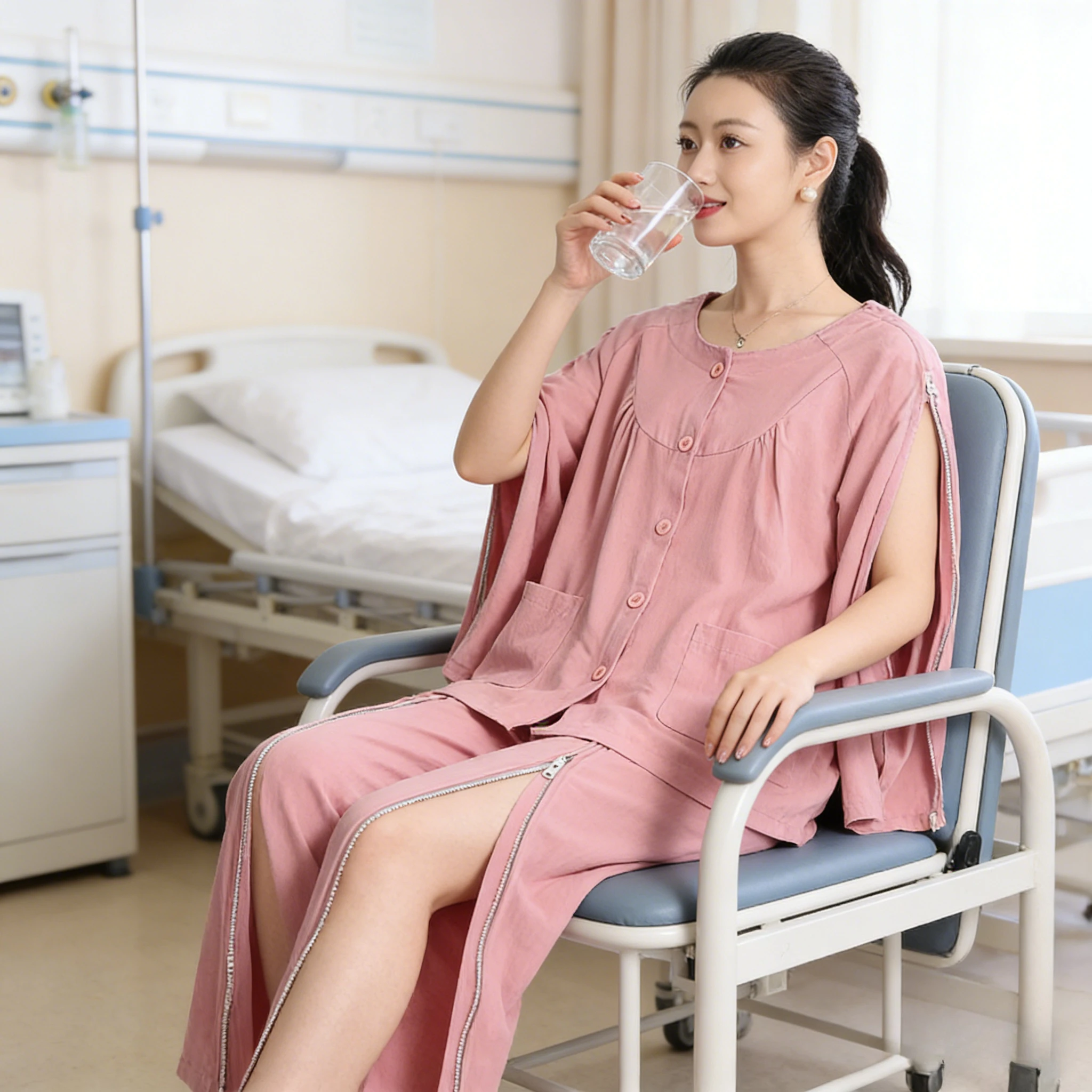 Пижама для кормящих мам на молнии по всей длине, из чистого хлопка, для пациентов с переломами рук и ног, для длительно лежачих больных, одежда для ежедневного ухода
Пижама для кормящих мам на молнии по всей длине, из чистого хлопка, для пациентов с переломами рук и ног, для длительно лежачих больных, одежда для ежедневного ухода