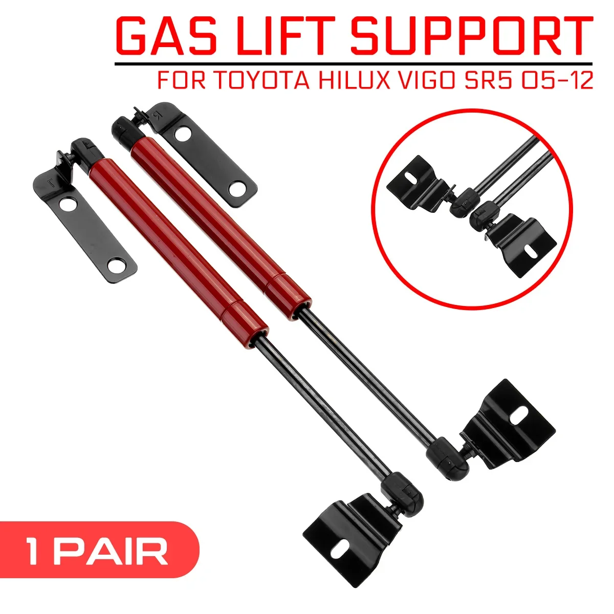 2Pcs Front Hood Bonnet Gas Hydraulic Shock Lift Strut Support Rod Fit Toyota Hilux Vigo SR5 2005-2012 Engine Cover Arm
2Pcs Front Hood Bonnet Gas Hydraulic Shock Lift Strut Support Rod Fit Toyota Hilux Vigo SR5 2005-2012 Engine Cover Arm