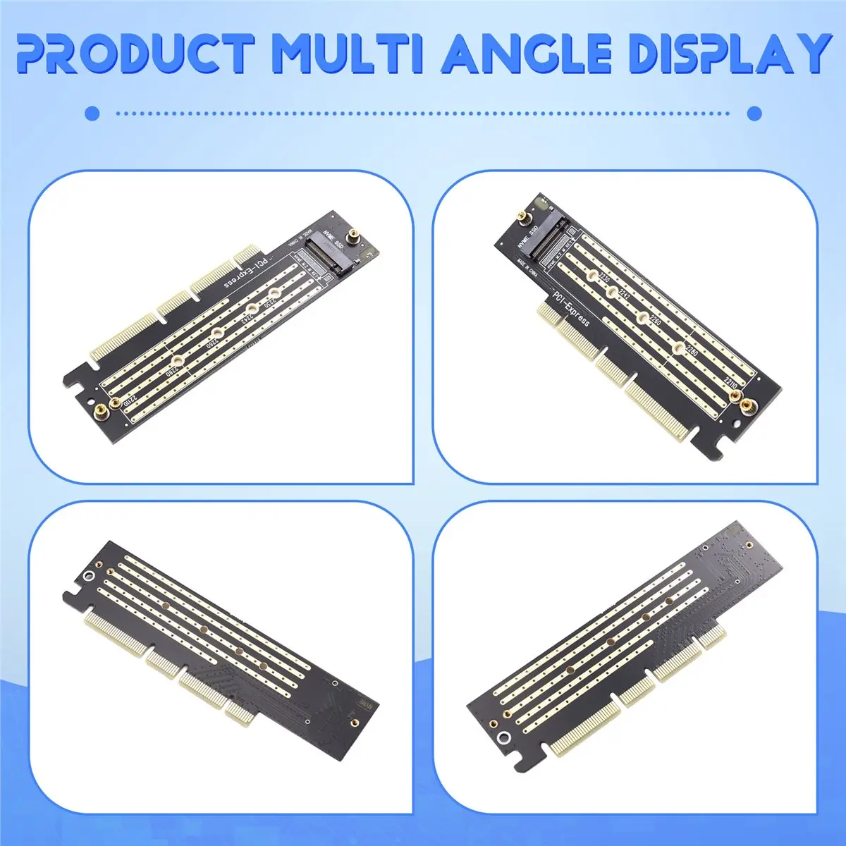 Адаптер-карта PCIe 4.0 для M.2 NVMe, высокоскоростная 64 Гбит/с, карта расширения M.2 SSD на PCI-E X4 GEN4 Full S
Адаптер-карта PCIe 4.0 для M.2 NVMe, высокоскоростная 64 Гбит/с, карта расширения M.2 SSD на PCI-E X4 GEN4 Full S