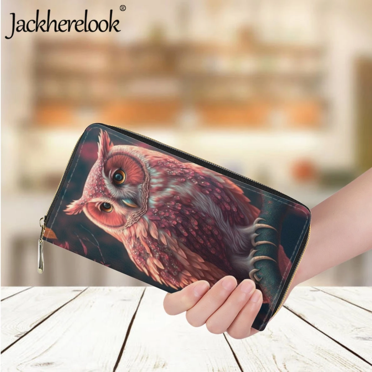Jackherelook Long Leather Wallet for Ladies Fashion Trend Art Wild Owl Luxury Brand Bank Card Holder Purse Girls Money Bag
Jackherelook Long Leather Wallet for Ladies Fashion Trend Art Wild Owl Luxury Brand Bank Card Holder Purse Girls Money Bag