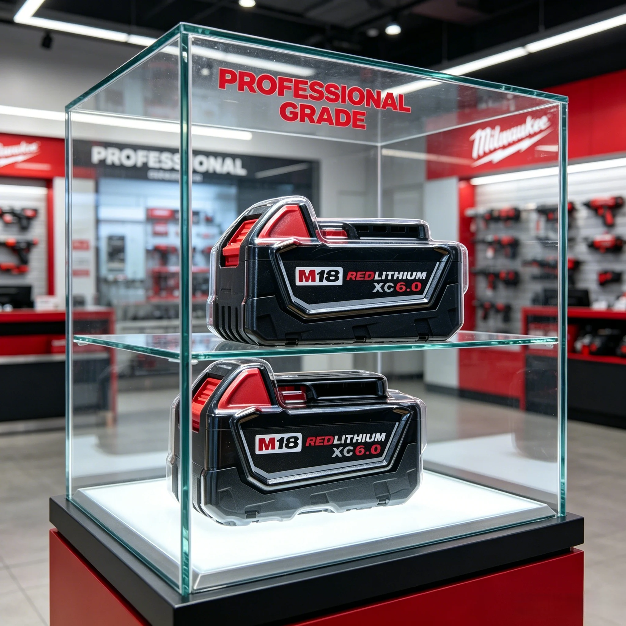 Milwaukee M18 Battery 6.0Ah High Output REDLITHIUM XC6.0 48-11-1860 Genuine Replacement Battery 66%More Run-Time 3 Year Warranty
Milwaukee M18 Battery 6.0Ah High Output REDLITHIUM XC6.0 48-11-1860 Genuine Replacement Battery 66%More Run-Time 3 Year Warranty