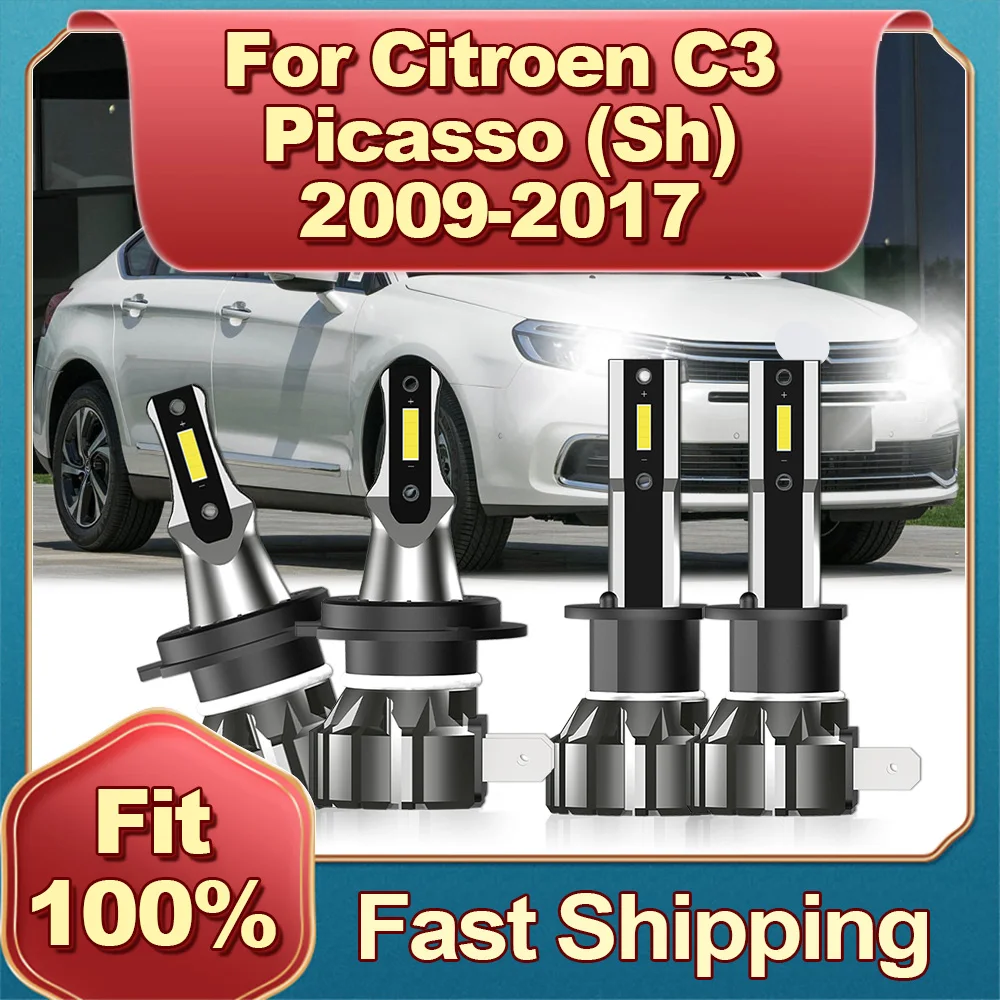2/4Pcs 30000LM H7 LED Headlight CSP 6000K H1 Car Light For CITROEN C3 Picasso (SH) 2009 2010 2011 2012 2013 2014 2015 2016 2017
2/4Pcs 30000LM H7 LED Headlight CSP 6000K H1 Car Light For CITROEN C3 Picasso (SH) 2009 2010 2011 2012 2013 2014 2015 2016 2017