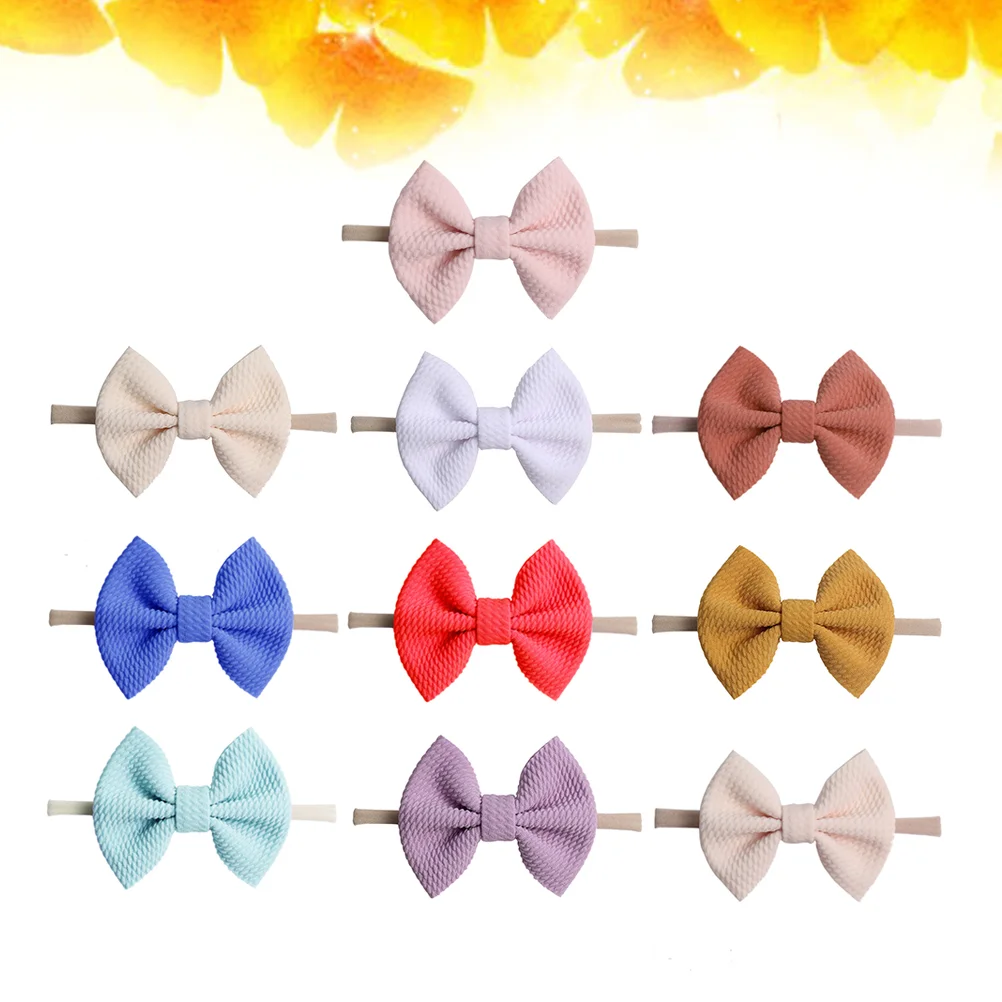 10 PCS Elastic Headband Newborn Headdress Baby Headwear Bow Tie Bowknot Supplies Cute
10 PCS Elastic Headband Newborn Headdress Baby Headwear Bow Tie Bowknot Supplies Cute