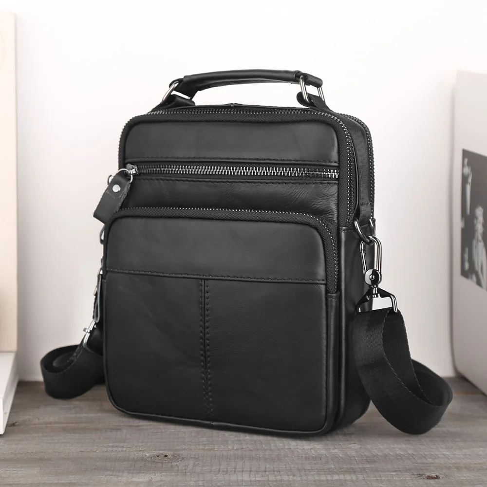 Genuine Leather Men's Shoulder Bag Business Casual Vintage Messenger Bag High Quality Leather Men's Travel Shoulder Bags
Genuine Leather Men's Shoulder Bag Business Casual Vintage Messenger Bag High Quality Leather Men's Travel Shoulder Bags