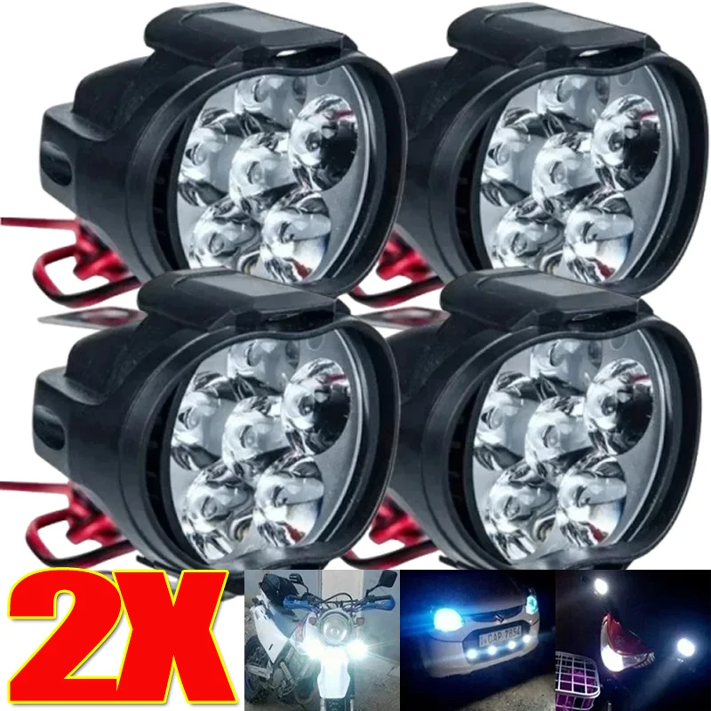 6 LED Motorcycle Headlight with Switch High Brightness Waterproof Modified Light Bulbs Scooters VehiclesAuxiliary Spotlights
6 LED Motorcycle Headlight with Switch High Brightness Waterproof Modified Light Bulbs Scooters VehiclesAuxiliary Spotlights