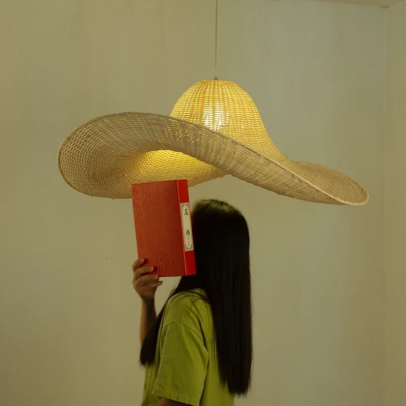 Ceiling Lamp Cover Personalized Creative Restaurant B & B Japanese Style Chandelier Idyllic and RetroStraw Hat Hot PotLampsлампа
Ceiling Lamp Cover Personalized Creative Restaurant B & B Japanese Style Chandelier Idyllic and RetroStraw Hat Hot PotLampsлампа