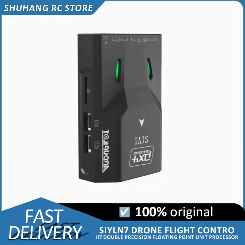 Контроллер полета автопилота SIYI N7, совместимый с модулем питания Ardupilot и PX4 Ecosystem M9N GPS и от 2 до 14S для БПЛА-дрона
Контроллер полета автопилота SIYI N7, совместимый с модулем питания Ardupilot и PX4 Ecosystem M9N GPS и от 2 до 14S для БПЛА-дрона