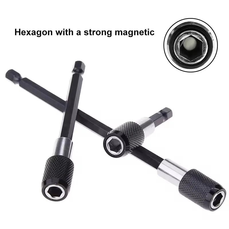 Hexagonal Quick Release Self-Lock Extended Extension Rod 60-150mm Electric Drill Screwdriver Adapter Power Tool Accessory
Hexagonal Quick Release Self-Lock Extended Extension Rod 60-150mm Electric Drill Screwdriver Adapter Power Tool Accessory