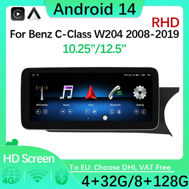 Android 14 Navigation For Mercedes Benz C / V Class W204 W205 GLC X253 W446 RIGHT Car Radio Stereo Multimedia Car Video Player
Android 14 Navigation For Mercedes Benz C / V Class W204 W205 GLC X253 W446 RIGHT Car Radio Stereo Multimedia Car Video Player