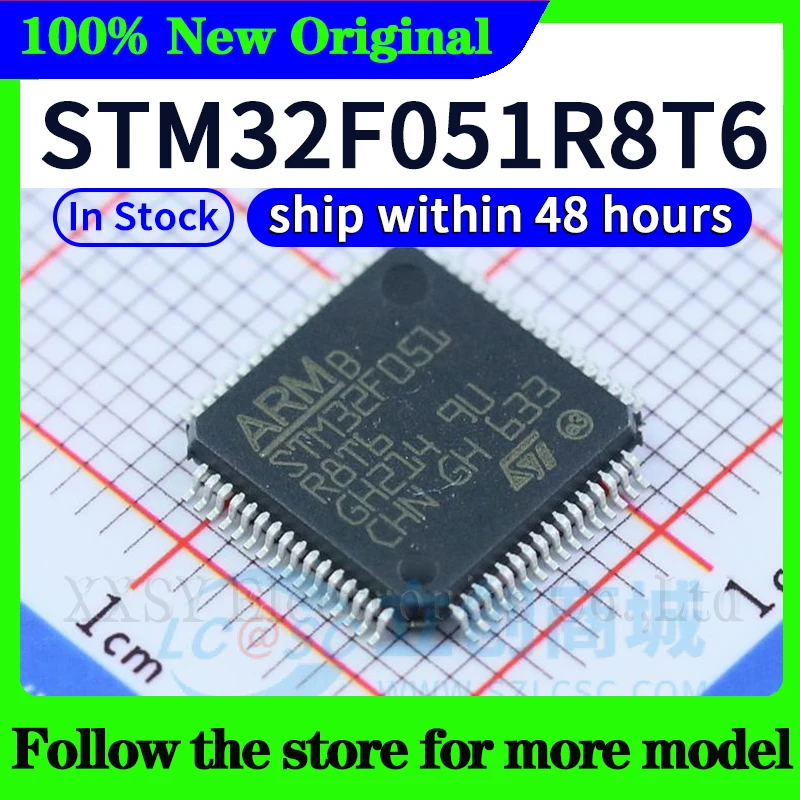 STM32F051R8T6 In stock 48 hours ship
STM32F051R8T6 In stock 48 hours ship